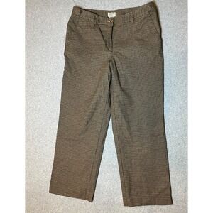 LL‎ Bean Dress Pants Womens 12 Petite Straight Classic Preppy Academia Professor